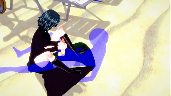 One Punch Man - Fubuki Handjob & penetrated 