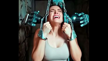 Nonton Ai Montage Of Women Handcuffed Tickled Shackled And Chained Up In Dungeons thumbnail