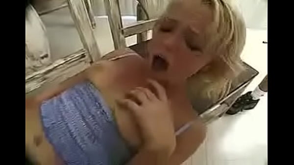 Small blonde teen fucked by big hard cocks