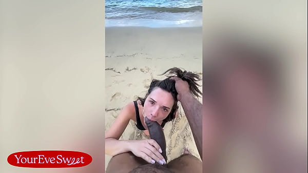 Bbc lifeguard troy francisco caught me skinny dipping & punished me eve sweet