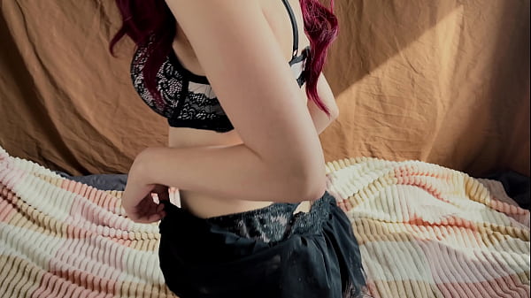 Lonely hot girl in sexy lingerie ready for sex 