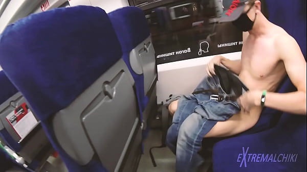 Play MP4 - Jerking off naked in the train