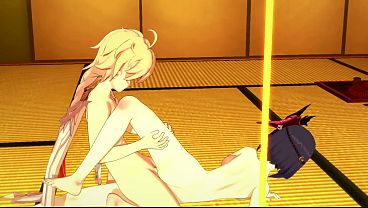 Genshin Impact Hentai - Sara X Aether Hard Sex thumbnail