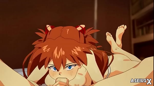 El beso de Asuka despu&eacute;s de estar con shingi 