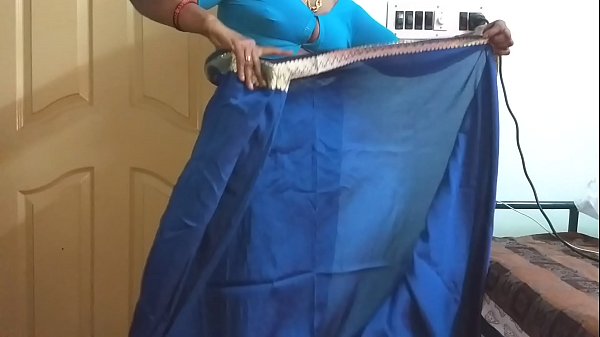 Wearing Sareeready for party