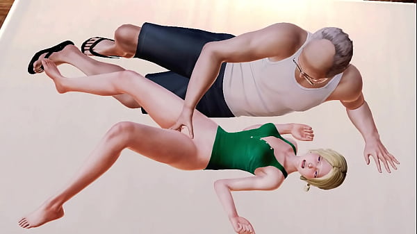 An old_man and_a sweet_girl in_anime Hentai porn