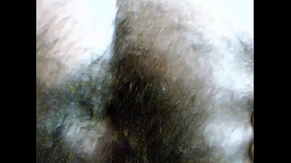 Hairy asshole contractions meat