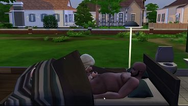 Sims 4 More daily_life andhaving_sex on the tableand bed
