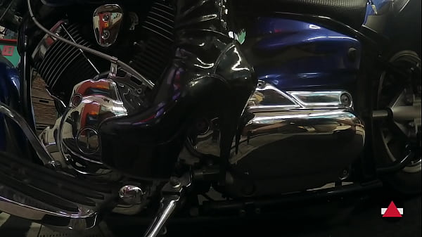 Shiney Long Boots On Motorcycle thumbnail