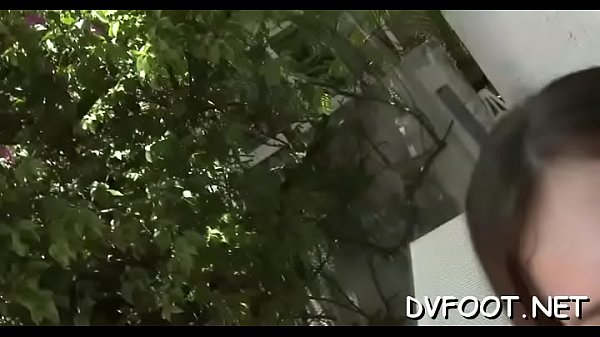 Hotty cums while feet licked 