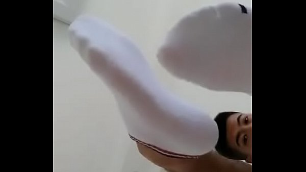 Chinese guy gets friendly with a white sock 