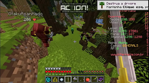 Novinho sendo do por zumbis na floresta