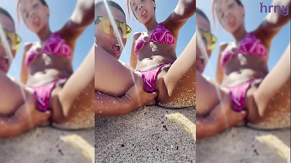 Play MP4 - Sexy Latina College Girl Fingered On The Beach During Spring Break