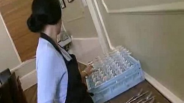 Stupid Maid Whore fucked by Boss 