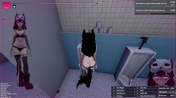 Secret flasher manaka furry nude in central park modded gameplay