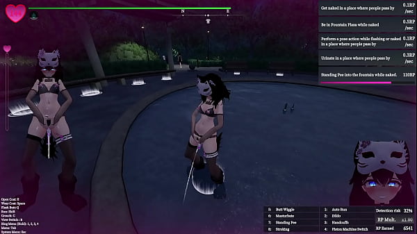 Secret flasher manaka furry nude in central park modded gameplay 