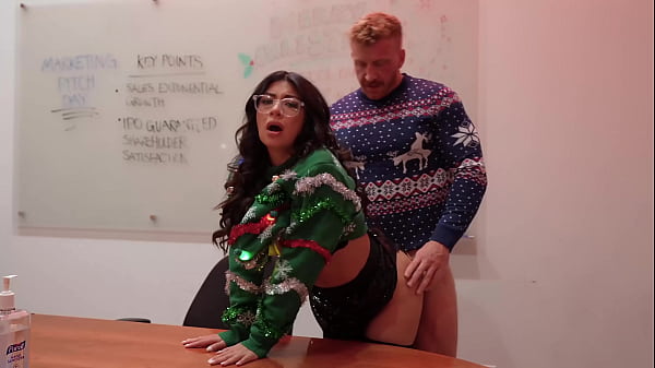 Big Titty Latina Coworker Fucks Me At Office Christmas Party For All To Hear thumbnail