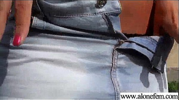 Solo horny sexy girl use all kind of things in holes movie 14