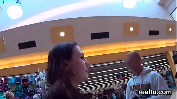 Stunning czech nympho gets tempted in the_supermarket and reamed inpov