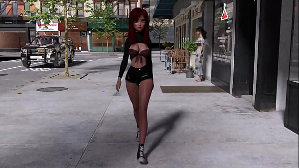 Nonton Alyson Walking Down Sidewalk While Her Magical Breasts Show Themselves In Public thumbnail