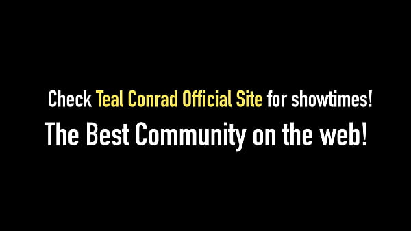 Teal conrad puts her bunny ears & sticks a tail plug in her tight ass 