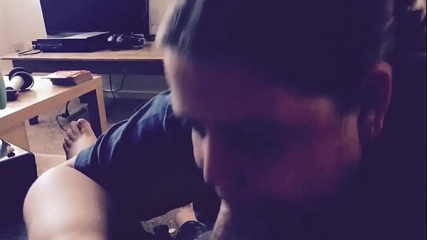 Blowing me till i bust in mouth and on face 