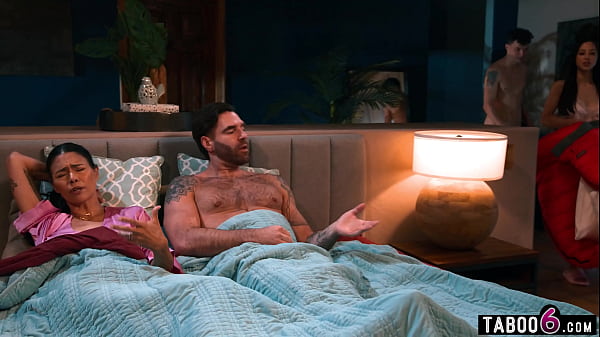 House renovation hadthis step family staying in thesame room