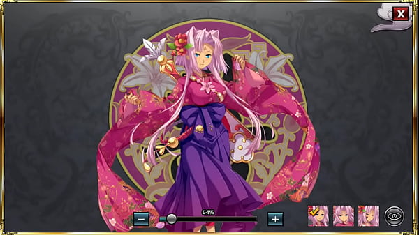 GIF 真恋姫夢想 天下統一伝 孫権 振袖