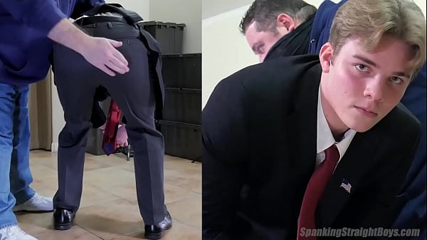 Play MP4 - A Straight  &lpar;18&rpar; is Spanked in a Coat and Tie