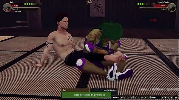 Gigi vs jennifer nf3d mixed mma combat 