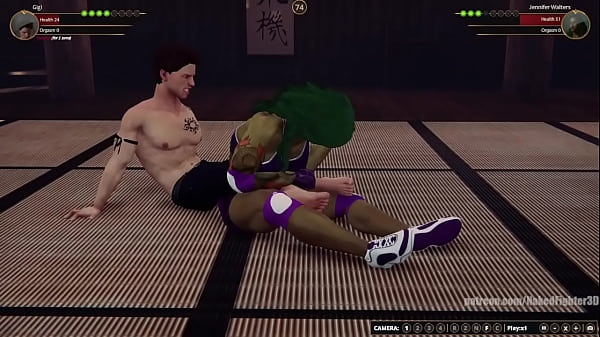 Gigi vs jennifer nf3d mixed mma combat 