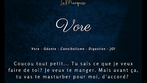 Vore french audio porn joi giantess
