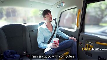 Helping a handsome passenger relax before his big interview 