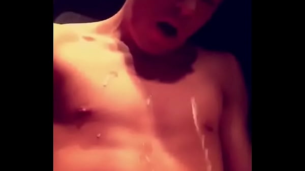 curly haired twink'_s cumshot