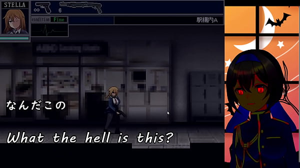 A girl was surrounded zombies 