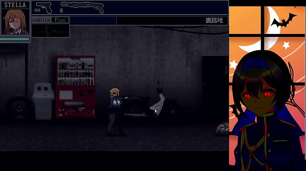 A girl was surrounded zombies 