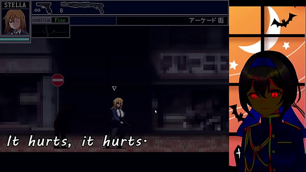 A girl was surrounded zombies 