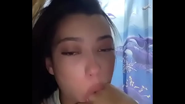 Latina teen deepthroat puke training 