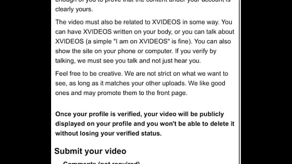 Verification video