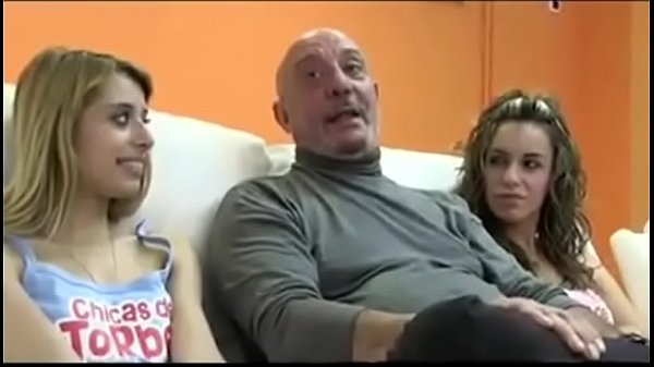 Dirty old man fucks two latina girls 