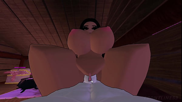 Ebony slut gets fucked on roblox