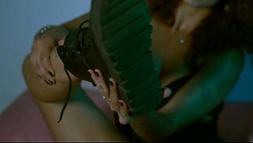 You Will Lick My Feet Clean After a Long Day Wearing My Boots? 