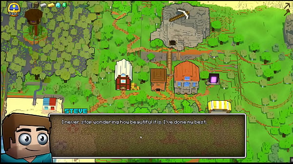 HornyCraft_[parody Hentai game PornPlay ] Ep.1 a sexy gold bikini_armor for Alex