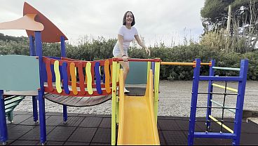 Nonton We Found A Busty Latina Playing In A Park And She Started Sucking My Dick And My Friends' Dicks Until Someone Caught Us And We Ran Away - Michi thumbnail