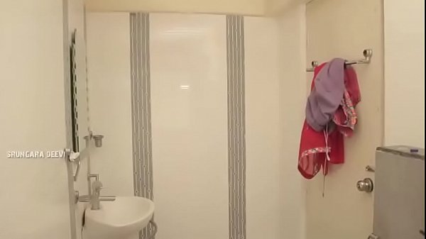 Hema naidu_aunty sexy striptease and bath