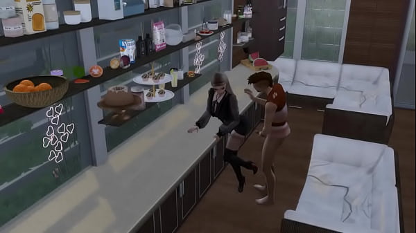 Работница кофейни отодрана среди рабочего дня 