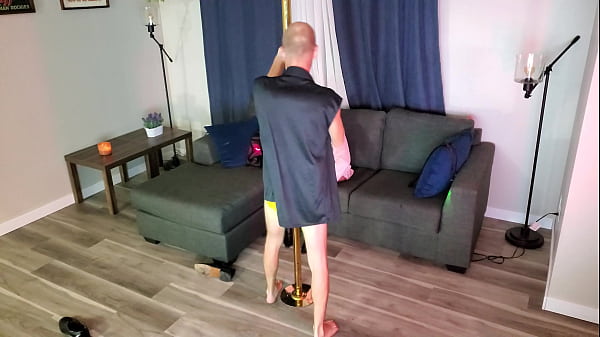 Officer knotty waze gives 1st strip dance