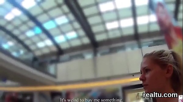 Ravishing czech chick was seduced in the shopping centre and banged_in pov