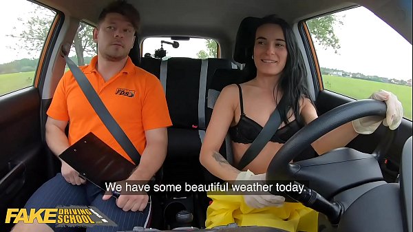 Play MP4 - Fake Driving School Lexi Dona Takes Off her Hazmat Suit and Fucks Instructor