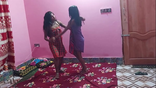 Hanif and Mst Sumona and Popy khatun - my two hot girls Naked Dance And having sex with  A guy